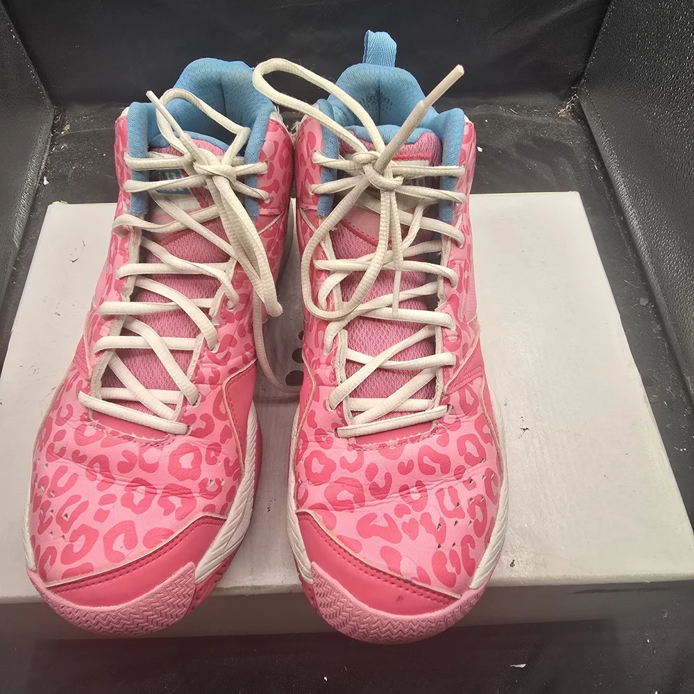 Pink Leopard Print Athletic‎ Shoes